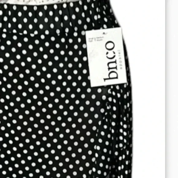 Vtg Faux wrap ,flare,ruffle skirt,NWT, polka dots,B&W,festival,gypsy,cottagecore - Picture 9 of 15